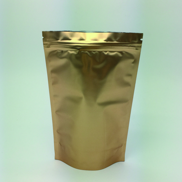 Customized stand up ziplock plastic coffee bean packaging ba